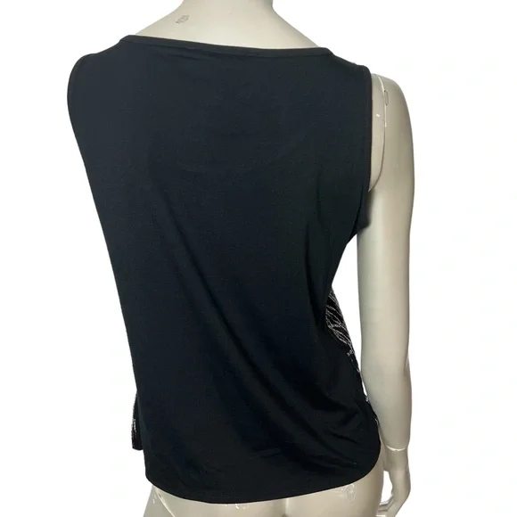 Nygard Brown Sequence Animal Print Sleeveless Top - Picture 6 of 11